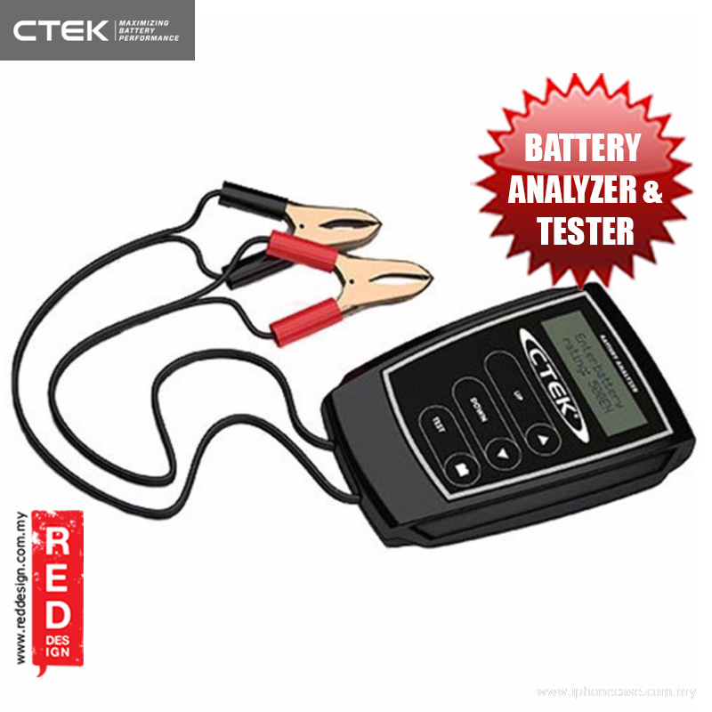 Picture of CTEK BATTERY ANALYZER Red Design- Red Design Cases, Red Design Covers, iPad Cases and a wide selection of Red Design Accessories in Malaysia, Sabah, Sarawak and Singapore 