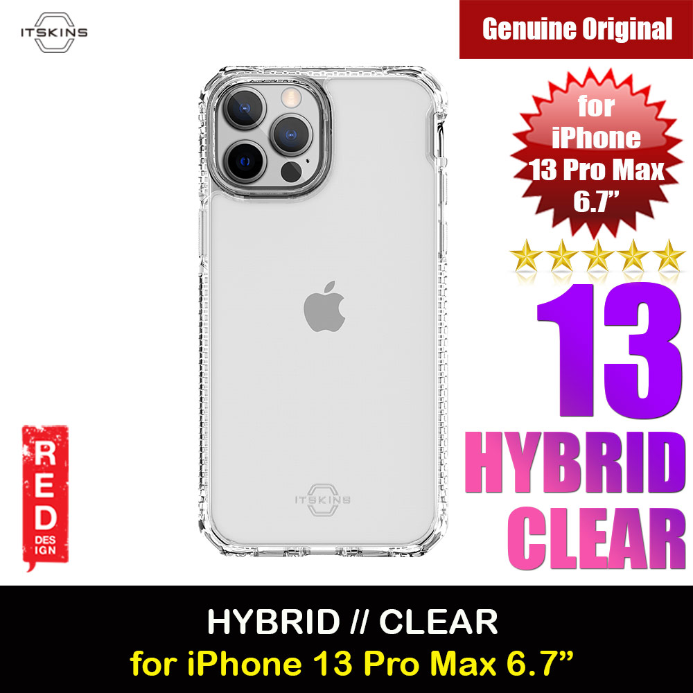 Picture of ITSKINS HYBRID CLEAR Drop Protection Case for iPhone 13 Pro Max 6.7 (Transparent) Apple iPhone 13 Pro Max 6.7- Apple iPhone 13 Pro Max 6.7 Cases, Apple iPhone 13 Pro Max 6.7 Covers, iPad Cases and a wide selection of Apple iPhone 13 Pro Max 6.7 Accessories in Malaysia, Sabah, Sarawak and Singapore 