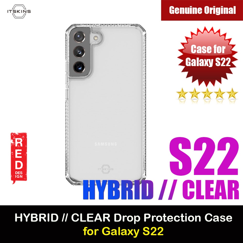 Picture of ITSKINS Hybrid CLEAR ANTIMICROBIAL Certified Antishock Protection Case for Galaxy S22 (Transparent) Samsung Galaxy S22 6.1- Samsung Galaxy S22 6.1 Cases, Samsung Galaxy S22 6.1 Covers, iPad Cases and a wide selection of Samsung Galaxy S22 6.1 Accessories in Malaysia, Sabah, Sarawak and Singapore 