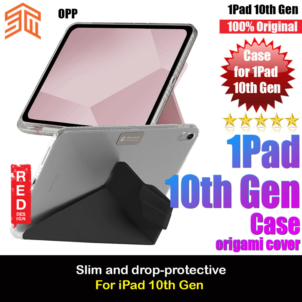 Picture of STM OPP Flip Cover Stand Case for Apple iPad 10.9 10th Gen 2022 (Black) Apple iPad 10th Gen 10.9\" 2022- Apple iPad 10th Gen 10.9\" 2022 Cases, Apple iPad 10th Gen 10.9\" 2022 Covers, iPad Cases and a wide selection of Apple iPad 10th Gen 10.9\" 2022 Accessories in Malaysia, Sabah, Sarawak and Singapore 