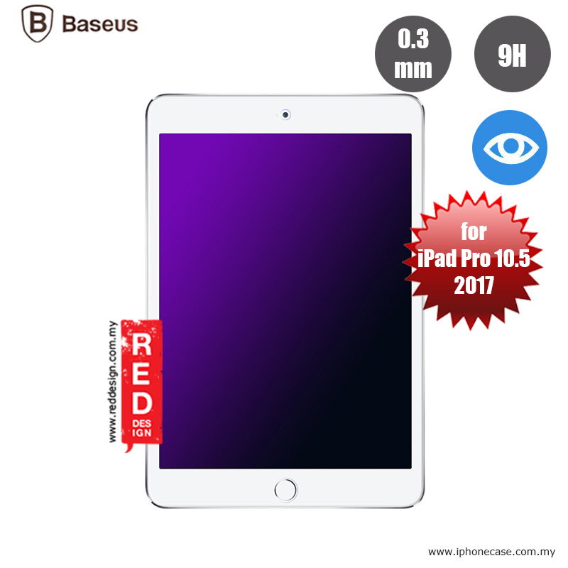 Picture of Baseus Tempered Glass for Apple iPad Pro 10.5 2017 - with Anti Blue Ray 0.3mm Apple iPad Pro 10.5 2017- Apple iPad Pro 10.5 2017 Cases, Apple iPad Pro 10.5 2017 Covers, iPad Cases and a wide selection of Apple iPad Pro 10.5 2017 Accessories in Malaysia, Sabah, Sarawak and Singapore 