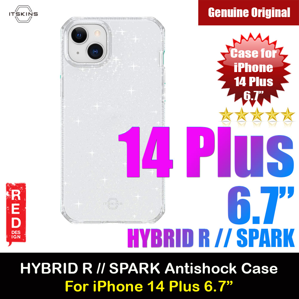 Picture of ITSKINS HYBRID R SPARK Drop Protection Case for iPhone 14 Plus 6.7 (Transparent) Apple iPhone 14 Plus 6.7- Apple iPhone 14 Plus 6.7 Cases, Apple iPhone 14 Plus 6.7 Covers, iPad Cases and a wide selection of Apple iPhone 14 Plus 6.7 Accessories in Malaysia, Sabah, Sarawak and Singapore 