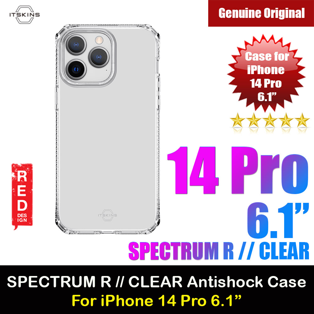 Picture of ITSKINS SPECTRUM R CLEAR Drop Protection Case for iPhone 14 Pro 6.1 (Transparent) Apple iPhone 14 Pro 6.1- Apple iPhone 14 Pro 6.1 Cases, Apple iPhone 14 Pro 6.1 Covers, iPad Cases and a wide selection of Apple iPhone 14 Pro 6.1 Accessories in Malaysia, Sabah, Sarawak and Singapore 