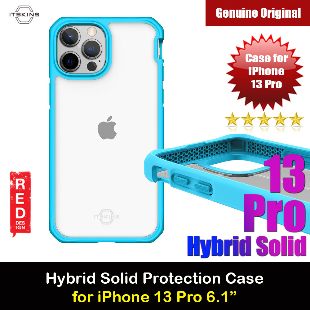 Picture of ITSKINS HYBRID SOLID Drop Protection Case for iPhone 13 Pro 6.1 (Blue Transparent) Apple iPhone 13 Pro 6.1- Apple iPhone 13 Pro 6.1 Cases, Apple iPhone 13 Pro 6.1 Covers, iPad Cases and a wide selection of Apple iPhone 13 Pro 6.1 Accessories in Malaysia, Sabah, Sarawak and Singapore 