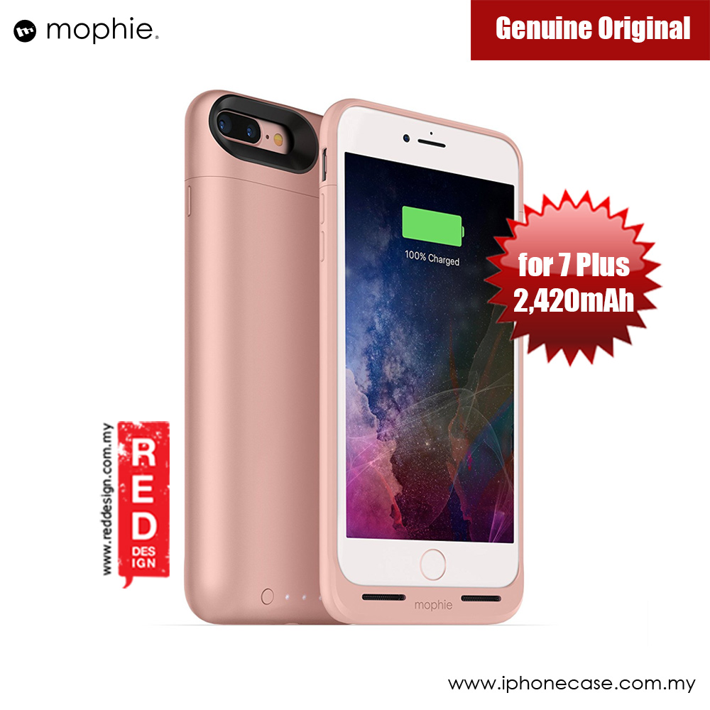 Picture of Mophie Juice Pack Wireless Apple iPhone 7 Plus Battery Case 2,420mAh (Rose Gold) Apple iPhone 7 Plus 5.5- Apple iPhone 7 Plus 5.5 Cases, Apple iPhone 7 Plus 5.5 Covers, iPad Cases and a wide selection of Apple iPhone 7 Plus 5.5 Accessories in Malaysia, Sabah, Sarawak and Singapore 