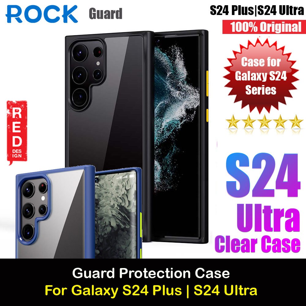 Picture of ROCK Guard Tranparent Protection Case Anti Drop Casing for Galaxy S24 Ultra (Blue) Samsung Galaxy S24 Ultra- Samsung Galaxy S24 Ultra Cases, Samsung Galaxy S24 Ultra Covers, iPad Cases and a wide selection of Samsung Galaxy S24 Ultra Accessories in Malaysia, Sabah, Sarawak and Singapore 