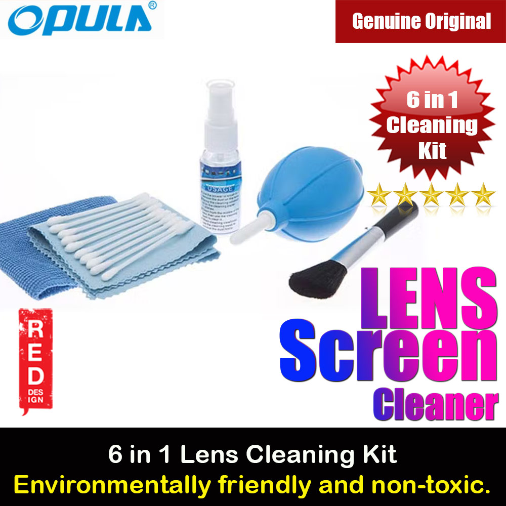 Picture of OPULA 6 in 1 Lens Cleaning Kit 25ml KCL-4060 Red Design- Red Design Cases, Red Design Covers, iPad Cases and a wide selection of Red Design Accessories in Malaysia, Sabah, Sarawak and Singapore 