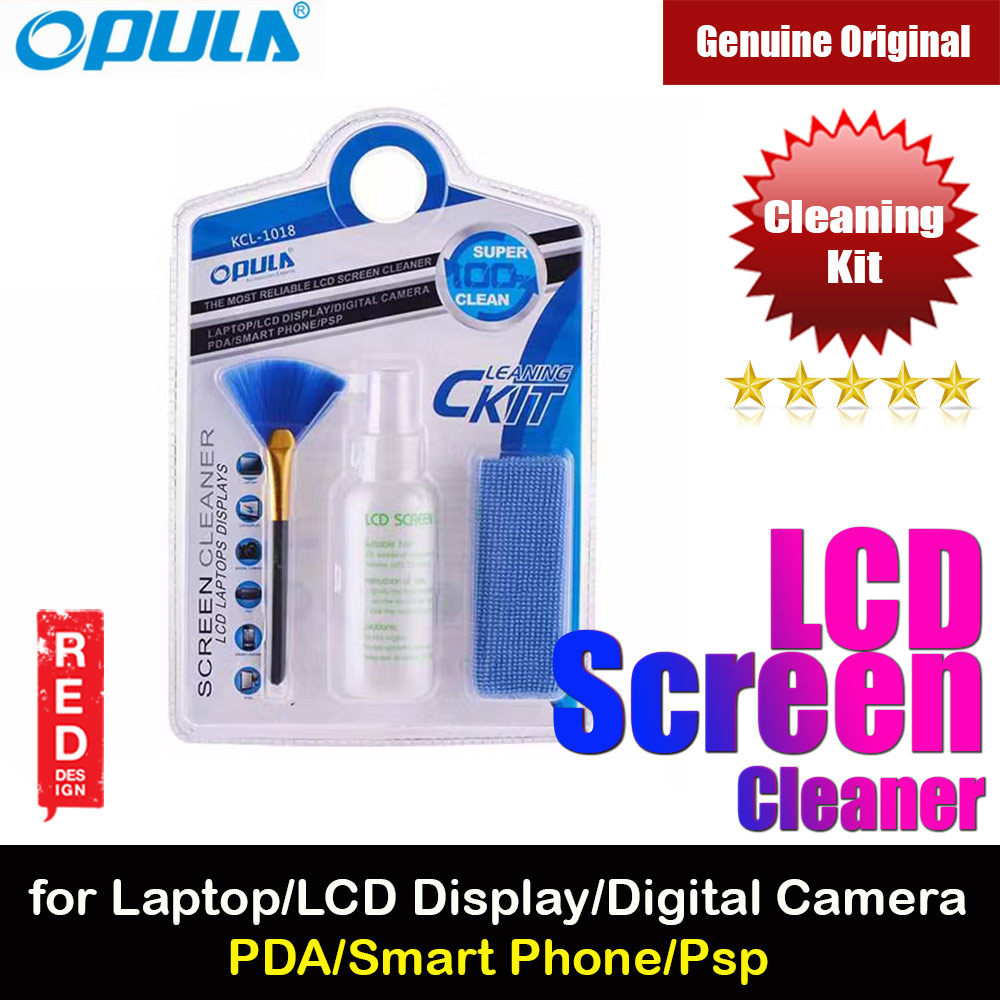 Picture of OPULA Screen Cleaning Kit for LCD Display Laptop Digital Camera Smartphone PSP 60ml - KCL-1018 Red Design- Red Design Cases, Red Design Covers, iPad Cases and a wide selection of Red Design Accessories in Malaysia, Sabah, Sarawak and Singapore 