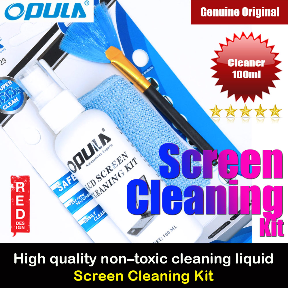 Picture of OPULA Screen Cleaning Kit for LCD Display Laptop Digital Camera Smartphone PSP 100ml - KCL-1029 Red Design- Red Design Cases, Red Design Covers, iPad Cases and a wide selection of Red Design Accessories in Malaysia, Sabah, Sarawak and Singapore 