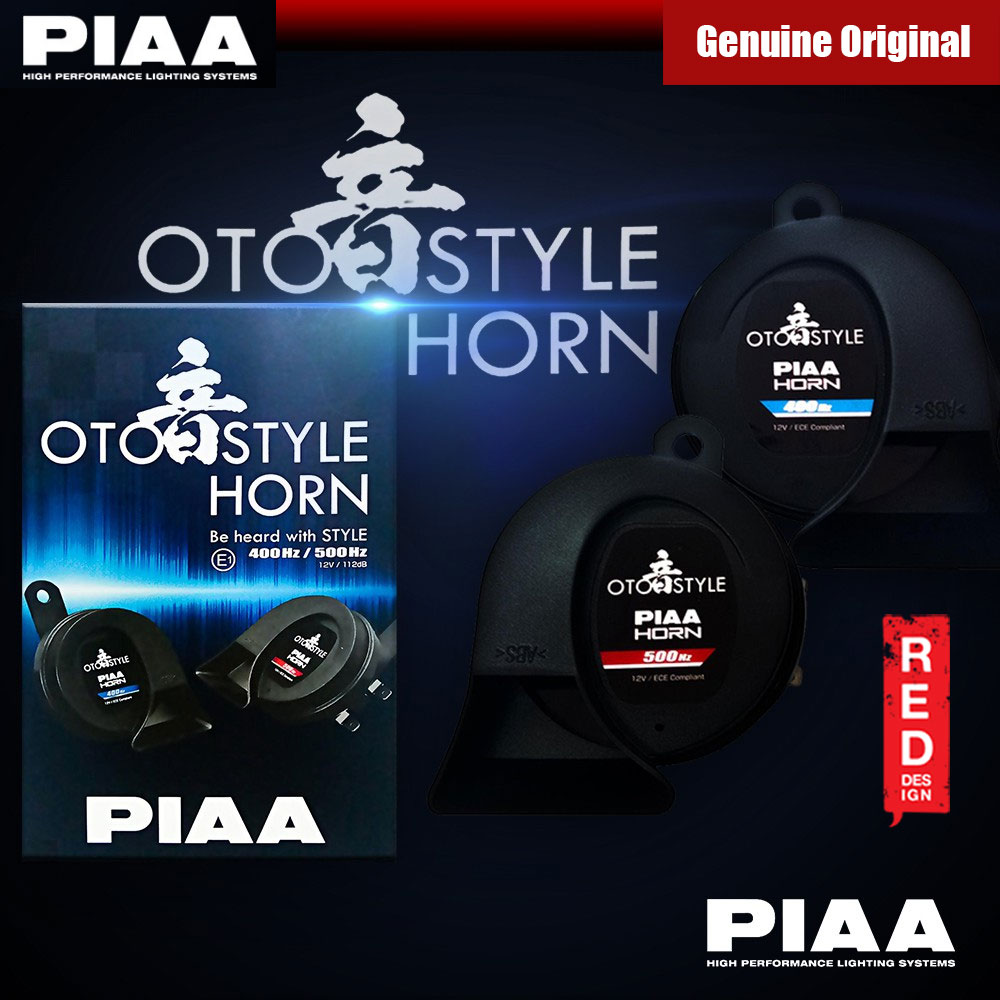 Picture of PIAA Oto Style Horn (2pcs in Box) Red Design- Red Design Cases, Red Design Covers, iPad Cases and a wide selection of Red Design Accessories in Malaysia, Sabah, Sarawak and Singapore 