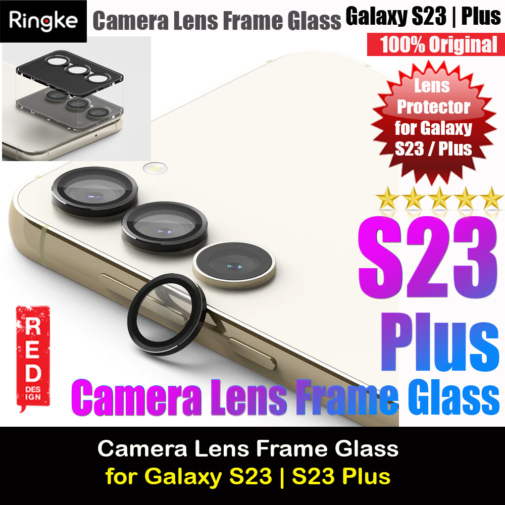 Picture of Ringke Camera Lens Frame Glass Protector with Easy Installation for Samsung Galaxy S23 6.1 S23 Plus 6.6 (Black) Samsung Galaxy S23 Plus- Samsung Galaxy S23 Plus Cases, Samsung Galaxy S23 Plus Covers, iPad Cases and a wide selection of Samsung Galaxy S23 Plus Accessories in Malaysia, Sabah, Sarawak and Singapore 