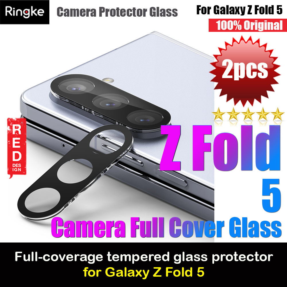 Picture of Ringke Full Cover Tempered Glass Camera Lens Protector Glass for Samsung Galaxy Z Fold 5 (2pcs Pack) Samsung Galaxy Z Fold 5- Samsung Galaxy Z Fold 5 Cases, Samsung Galaxy Z Fold 5 Covers, iPad Cases and a wide selection of Samsung Galaxy Z Fold 5 Accessories in Malaysia, Sabah, Sarawak and Singapore 