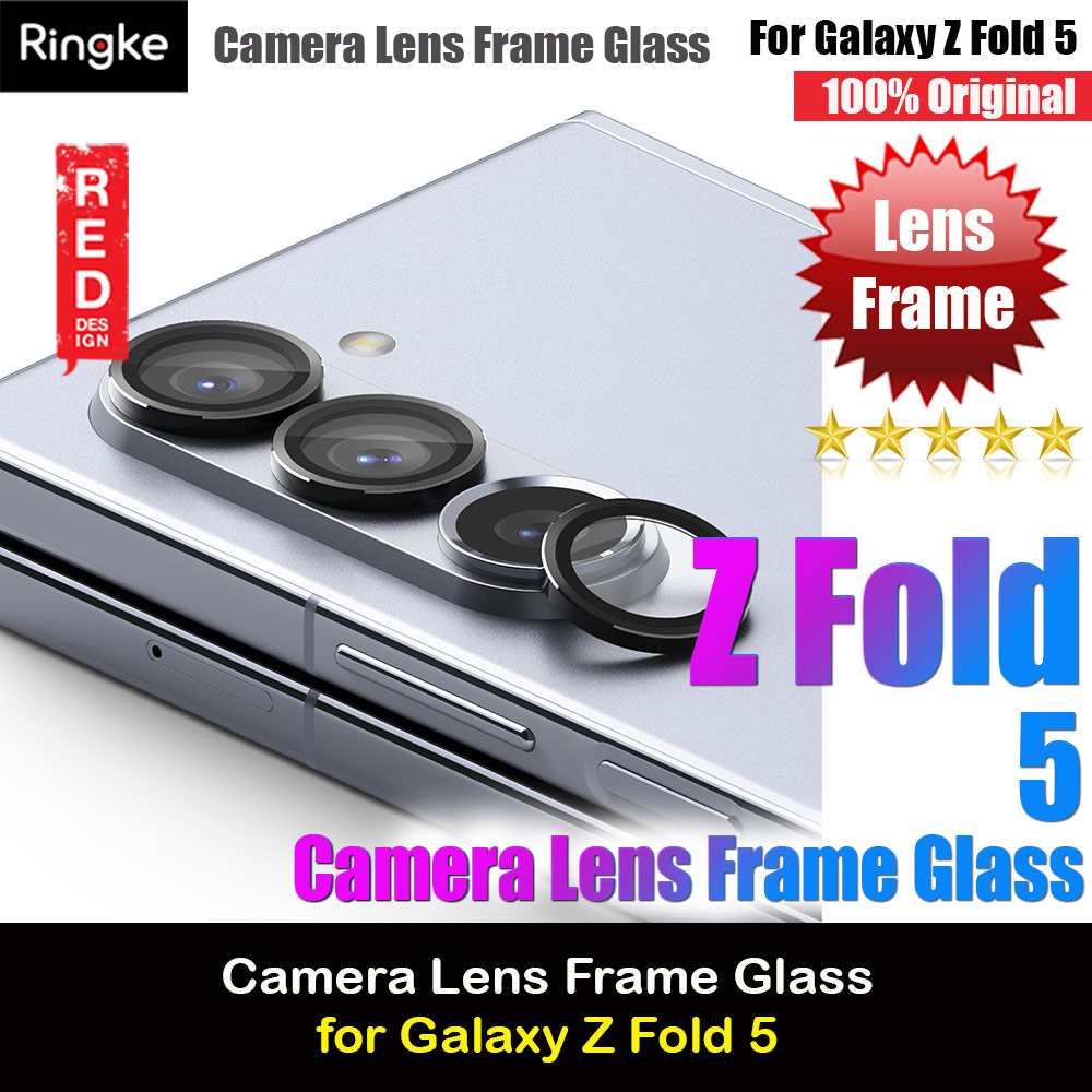 Picture of Ringke Full Cover Camera Lens Frame Glass Protection for Samsung Galaxy Z Fold 5 (Black) Samsung Galaxy Z Fold 5- Samsung Galaxy Z Fold 5 Cases, Samsung Galaxy Z Fold 5 Covers, iPad Cases and a wide selection of Samsung Galaxy Z Fold 5 Accessories in Malaysia, Sabah, Sarawak and Singapore 
