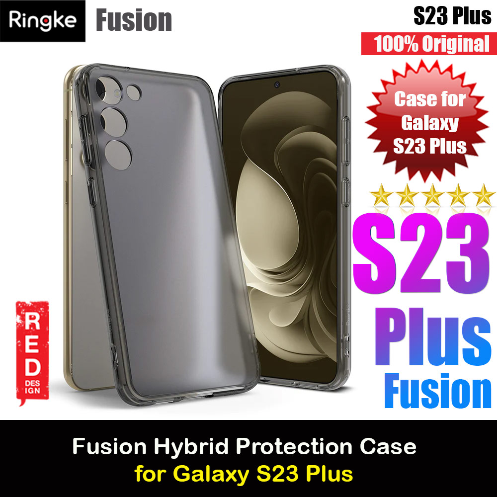 Picture of Ringke Fusion Transparent Protection Case for Samsung Galaxy S23 Plus (Matte Smoke) Samsung Galaxy S23 Plus- Samsung Galaxy S23 Plus Cases, Samsung Galaxy S23 Plus Covers, iPad Cases and a wide selection of Samsung Galaxy S23 Plus Accessories in Malaysia, Sabah, Sarawak and Singapore 