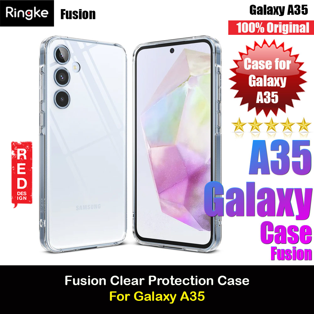 Picture of Ringke Fusion Drop Protection Case for Samsung Galaxy A35 Case (Clear) Samsung Galaxy A35- Samsung Galaxy A35 Cases, Samsung Galaxy A35 Covers, iPad Cases and a wide selection of Samsung Galaxy A35 Accessories in Malaysia, Sabah, Sarawak and Singapore 