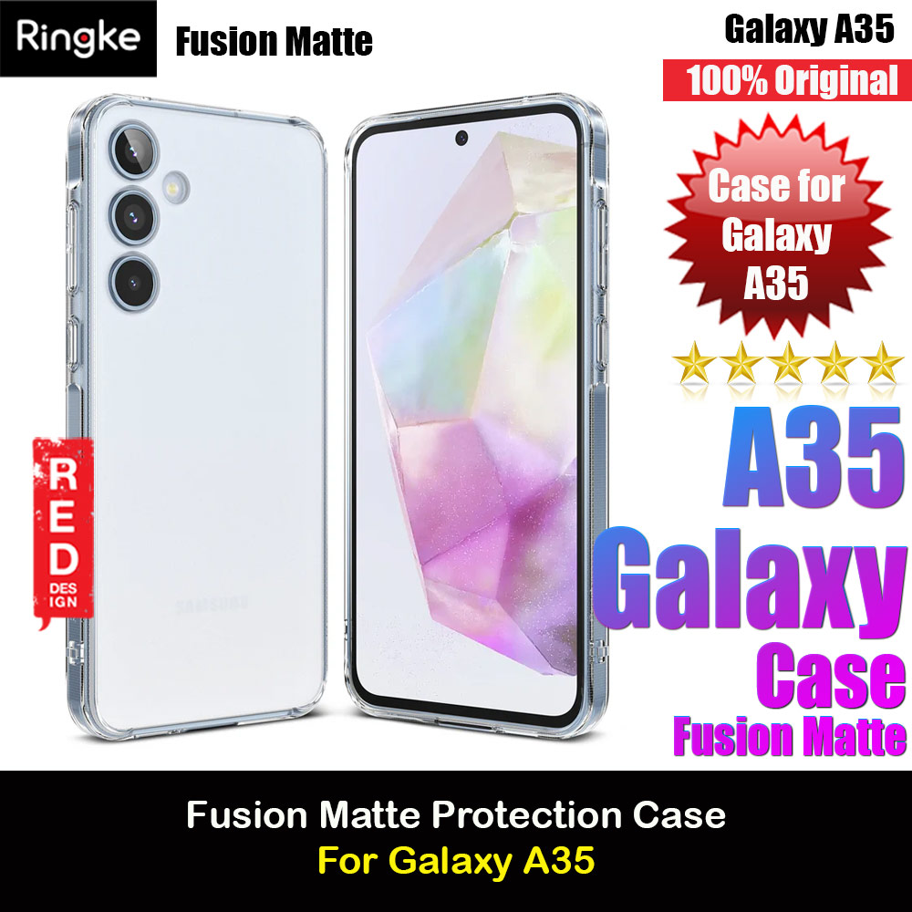Picture of Ringke Fusion Matte Drop Protection Case for Samsung Galaxy A35 Case (Matte) Samsung Galaxy A35- Samsung Galaxy A35 Cases, Samsung Galaxy A35 Covers, iPad Cases and a wide selection of Samsung Galaxy A35 Accessories in Malaysia, Sabah, Sarawak and Singapore 