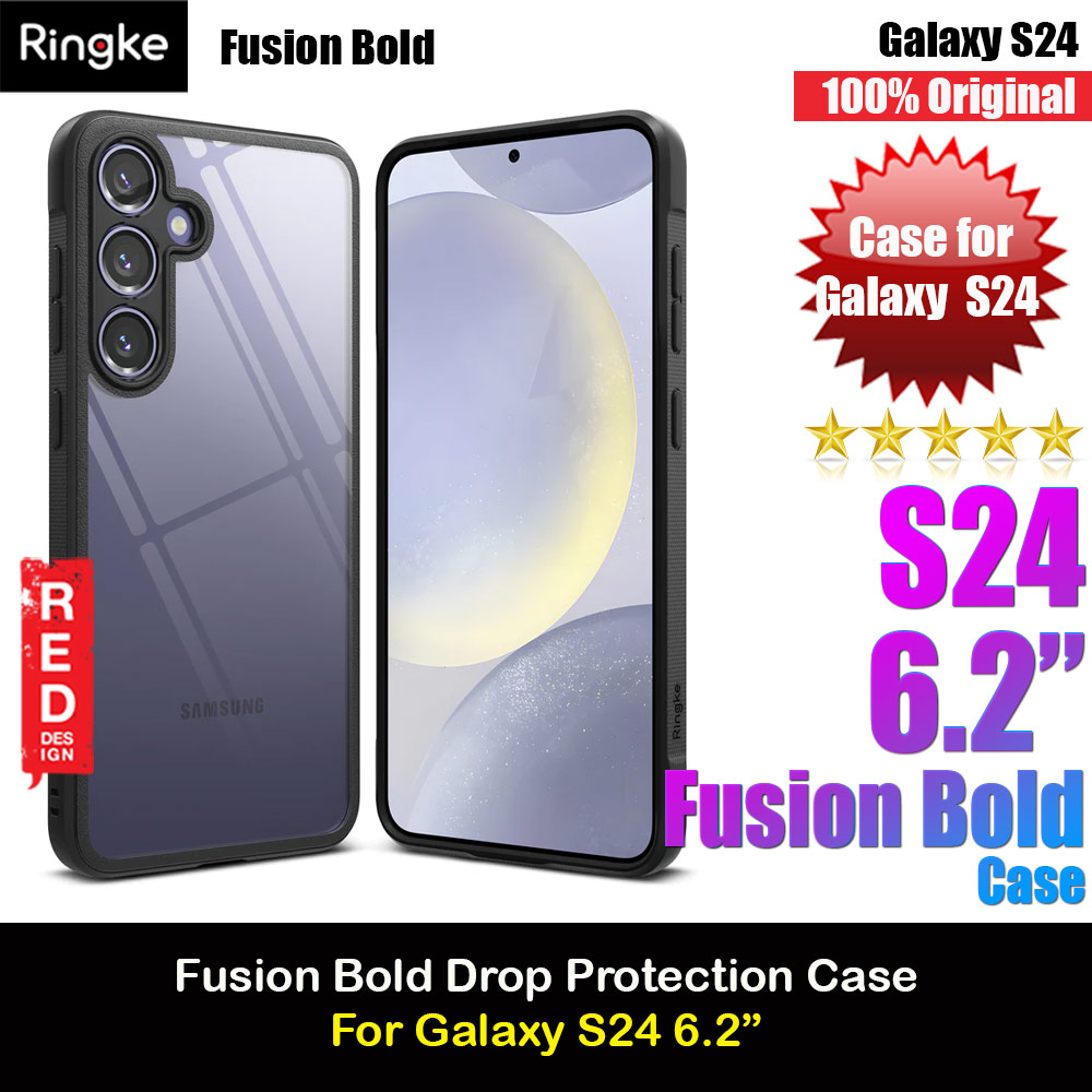 Picture of Ringke Fusion Bold Drop Protection Case for Samsung Galaxy S24 (Black) Samsung Galaxy S24- Samsung Galaxy S24 Cases, Samsung Galaxy S24 Covers, iPad Cases and a wide selection of Samsung Galaxy S24 Accessories in Malaysia, Sabah, Sarawak and Singapore 