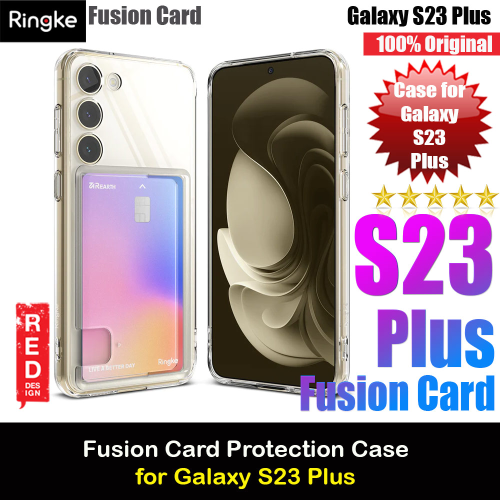 Picture of Ringke Fusion Card Storage Transparent Protection Case for Samsung Galaxy S23 Plus (Clear) Samsung Galaxy S23 Plus- Samsung Galaxy S23 Plus Cases, Samsung Galaxy S23 Plus Covers, iPad Cases and a wide selection of Samsung Galaxy S23 Plus Accessories in Malaysia, Sabah, Sarawak and Singapore 