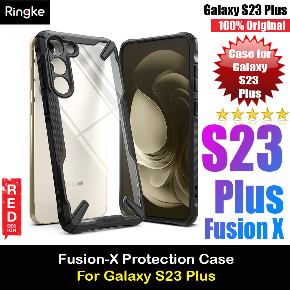 Picture of Ringke Fusion X Drop Protection Case for Samsung Galaxy S23 Plus (Black) Samsung Galaxy S23 Plus- Samsung Galaxy S23 Plus Cases, Samsung Galaxy S23 Plus Covers, iPad Cases and a wide selection of Samsung Galaxy S23 Plus Accessories in Malaysia, Sabah, Sarawak and Singapore 