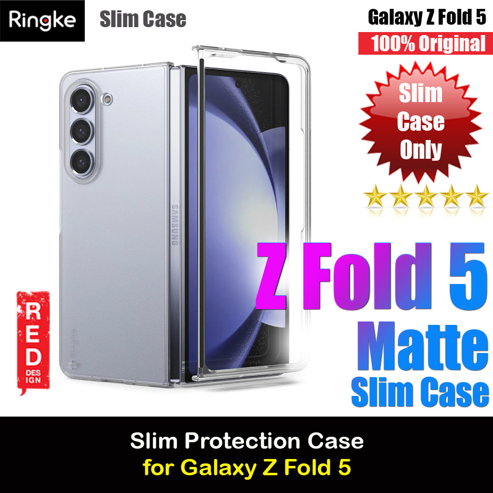 Picture of Ringke Anti Yellowing Ultra Slim Protection Case with Strap Hole for Samsung Galaxy Z Fold 5 (Matte Clear) Samsung Galaxy Z Fold 5- Samsung Galaxy Z Fold 5 Cases, Samsung Galaxy Z Fold 5 Covers, iPad Cases and a wide selection of Samsung Galaxy Z Fold 5 Accessories in Malaysia, Sabah, Sarawak and Singapore 