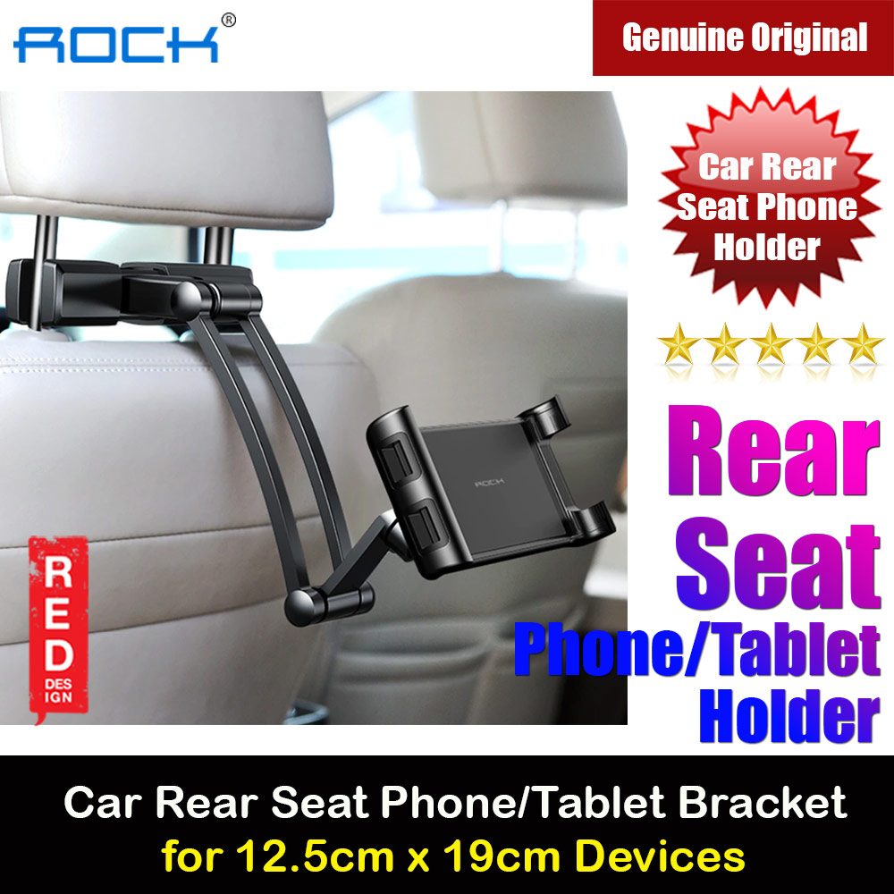 Picture of Rock BackSeat HeadRest RearSeat Car Mount Holder for Smartphone iPad Mini 6 iPad Air iPad Pro 11 Tablets from 4.7 to 10.5 Inches (Black) Red Design- Red Design Cases, Red Design Covers, iPad Cases and a wide selection of Red Design Accessories in Malaysia, Sabah, Sarawak and Singapore 