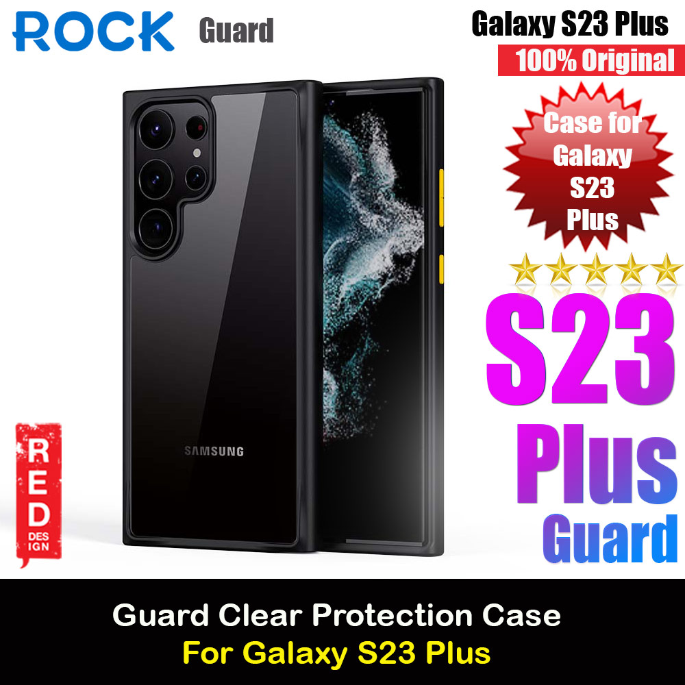 Picture of Rock Guard Clear Drop Protection Case for Samsung Galaxy S23 Plus 6.6 (Clear Black) Samsung Galaxy S23 Plus- Samsung Galaxy S23 Plus Cases, Samsung Galaxy S23 Plus Covers, iPad Cases and a wide selection of Samsung Galaxy S23 Plus Accessories in Malaysia, Sabah, Sarawak and Singapore 