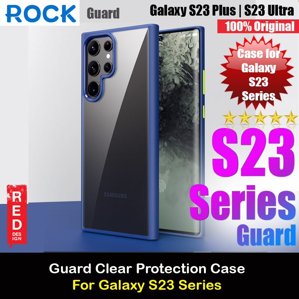 Picture of Rock Guard Clear Drop Protection Case for Samsung Galaxy S23 Plus 6.6 (Clear Blue) Samsung Galaxy S23 Plus- Samsung Galaxy S23 Plus Cases, Samsung Galaxy S23 Plus Covers, iPad Cases and a wide selection of Samsung Galaxy S23 Plus Accessories in Malaysia, Sabah, Sarawak and Singapore 