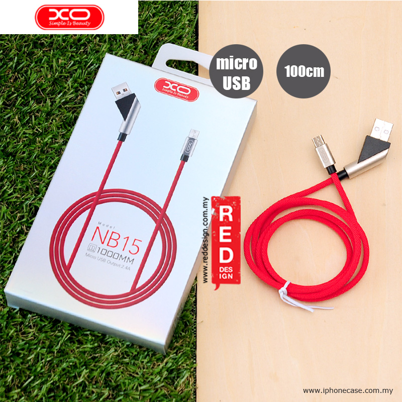 Picture of XO Elbow Design Series Fast Charge Micro USB Cable - Red Red Design- Red Design Cases, Red Design Covers, iPad Cases and a wide selection of Red Design Accessories in Malaysia, Sabah, Sarawak and Singapore 