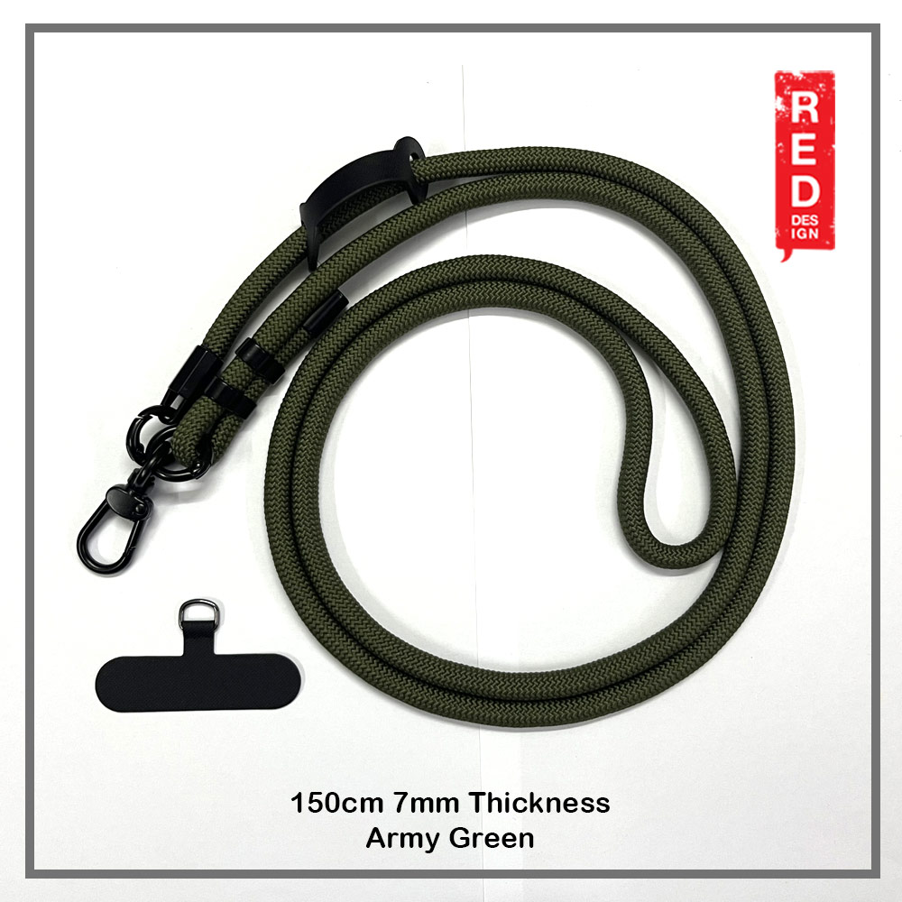 Picture of Red Design Selected Shoulder Lanyard Strap Crossbody Nylon Strap 150cm (Army Green)