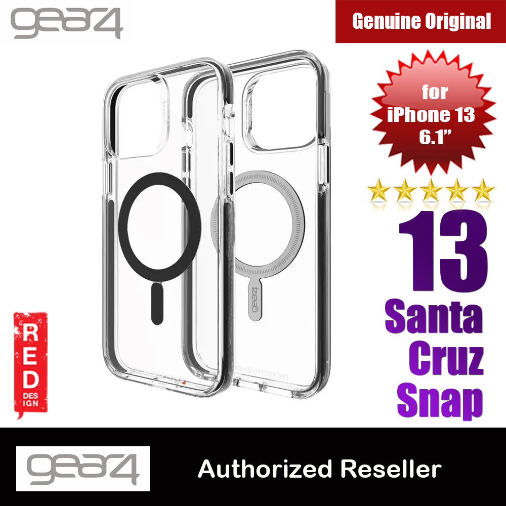 Picture of Gear4 D30 Santa Cruz Snap Clear Impact Protection with MagSafe Compatibility for iPhone 13 6.1 (Black) Apple iPhone 13 6.1- Apple iPhone 13 6.1 Cases, Apple iPhone 13 6.1 Covers, iPad Cases and a wide selection of Apple iPhone 13 6.1 Accessories in Malaysia, Sabah, Sarawak and Singapore 