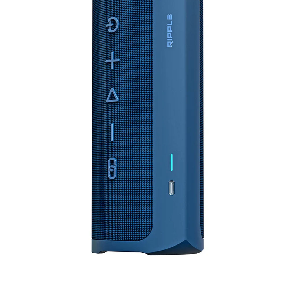 Picture of HiFuture Ripple Wireless Portable Bluetooth Outdoor Speaker with IPX7 Waterproof 30W Deep Bass 12 Hours Playtime - Blue