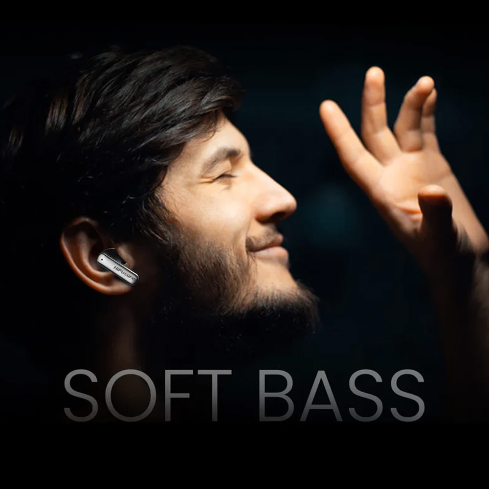 Picture of HiFuture SonicAir Bluetooth 5.3 Comfort Fit TWS Earbuds Waterproof with ENC Noise Cancellation Soft Bass Long Hours(White)