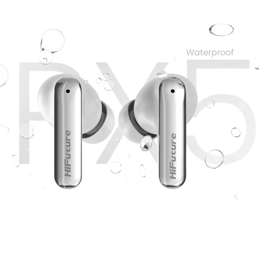 Picture of HiFuture SonicAir Bluetooth 5.3 Comfort Fit TWS Earbuds Waterproof with ENC Noise Cancellation Soft Bass Long Hours(White)
