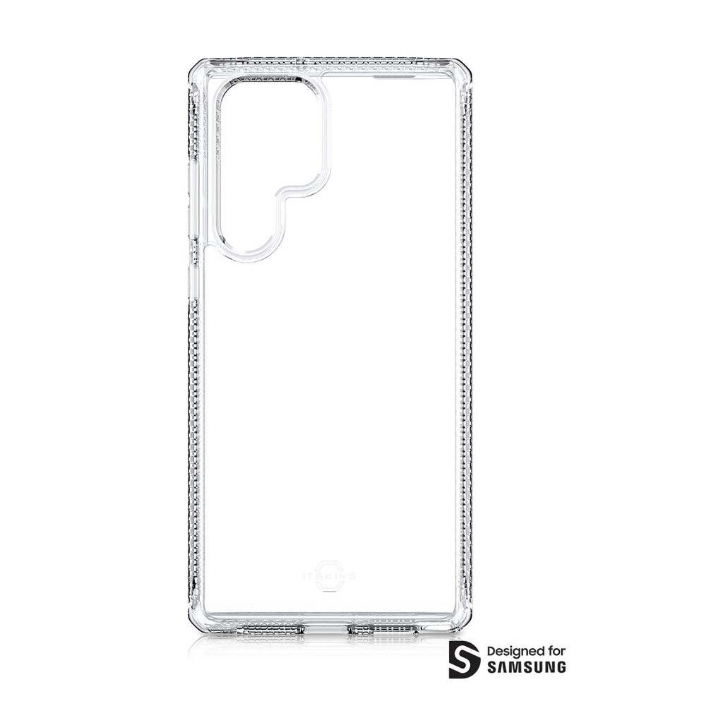 Picture of Samsung Galaxy S22 Ultra 5G 6.8 Case | ITSKINS HYBRID CLEAR Drop Protection Case for Galaxy S22 Ultra 6.8 (Transparent)