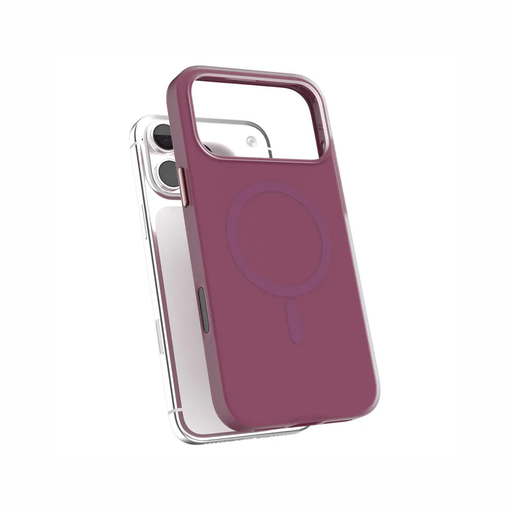 Picture of Apple iPhone 18 Pro Case | JTLEGEND Frost Jelly Mag Case for iPhone 18 Pro - Berry Wine