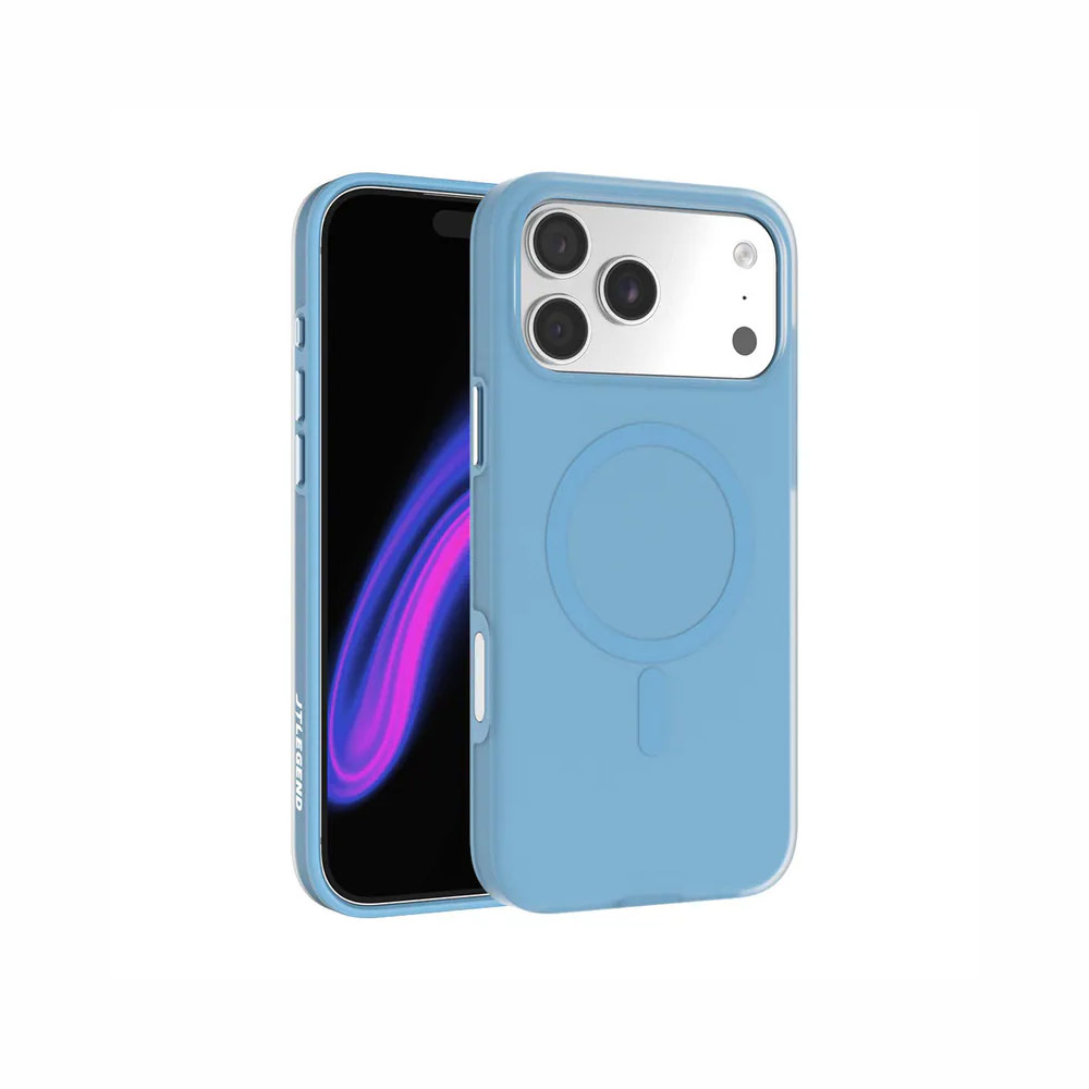 Picture of Apple iPhone 18 Pro Max Case | JTLEGEND Frost Jelly Mag Case for  iPhone 18 Pro Max - Light Blue