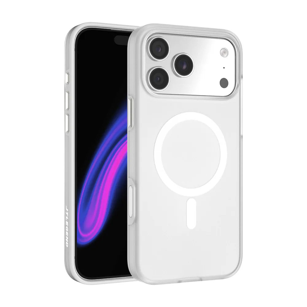 Picture of Apple iPhone 18 Pro Case | JTLEGEND Frost Jelly Mag Case for iPhone 18 Pro - Polar White