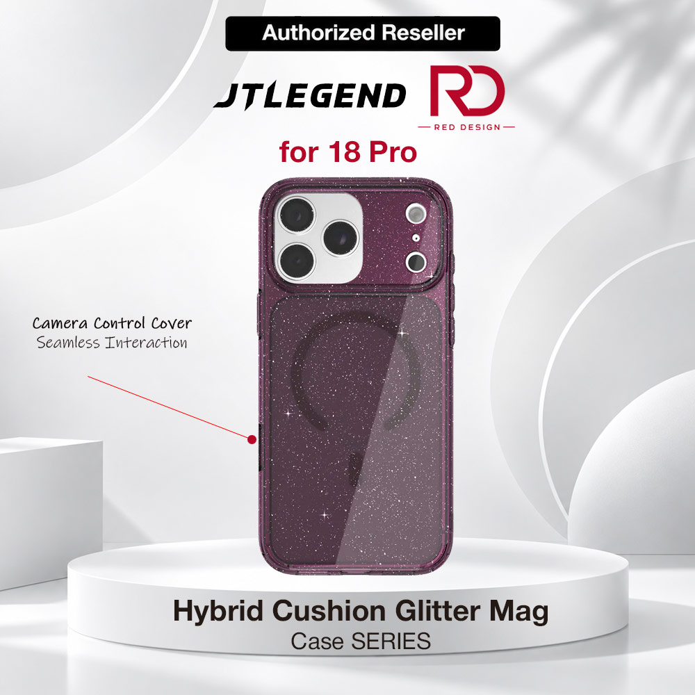 Picture of JTLEGEND Hybrid Cusion Glitter Mag Case for iPhone 18 Pro - Crystal Berry Wine Apple iPhone 18 Pro- Apple iPhone 18 Pro Cases, Apple iPhone 18 Pro Covers, iPad Cases and a wide selection of Apple iPhone 18 Pro Accessories in Malaysia, Sabah, Sarawak and Singapore 