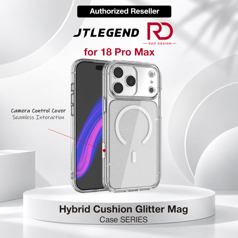 Picture of JTLEGEND Hybrid Cusion Glitter Mag Case for iPhone 18 Pro Max - Crystal Apple iPhone 18 Pro Max- Apple iPhone 18 Pro Max Cases, Apple iPhone 18 Pro Max Covers, iPad Cases and a wide selection of Apple iPhone 18 Pro Max Accessories in Malaysia, Sabah, Sarawak and Singapore 