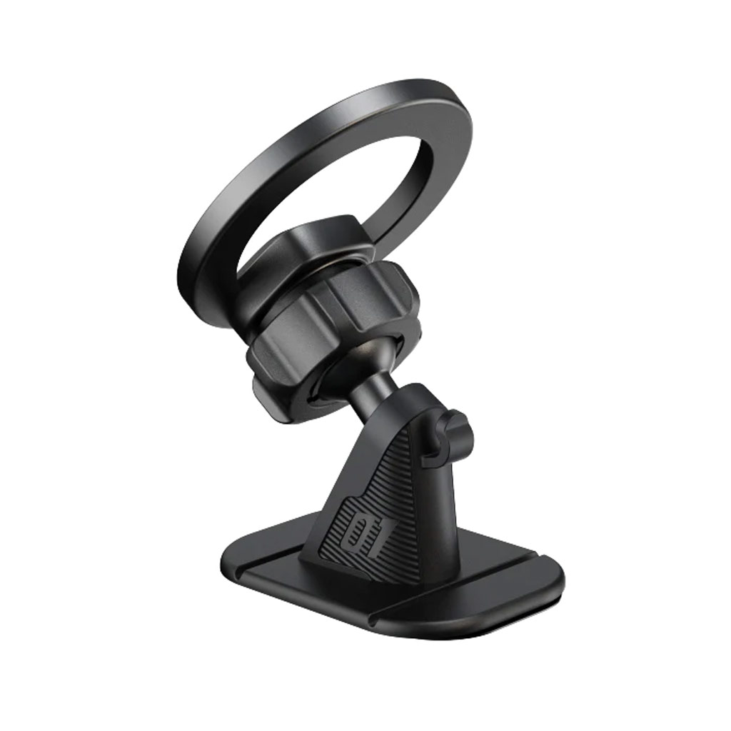 Picture of Joyroom Magnetic 360 Degree Adjustable Car Phone Mount Holder with 3M Adhesive for Curve or Flat Surface Dashboard Desk (Black)