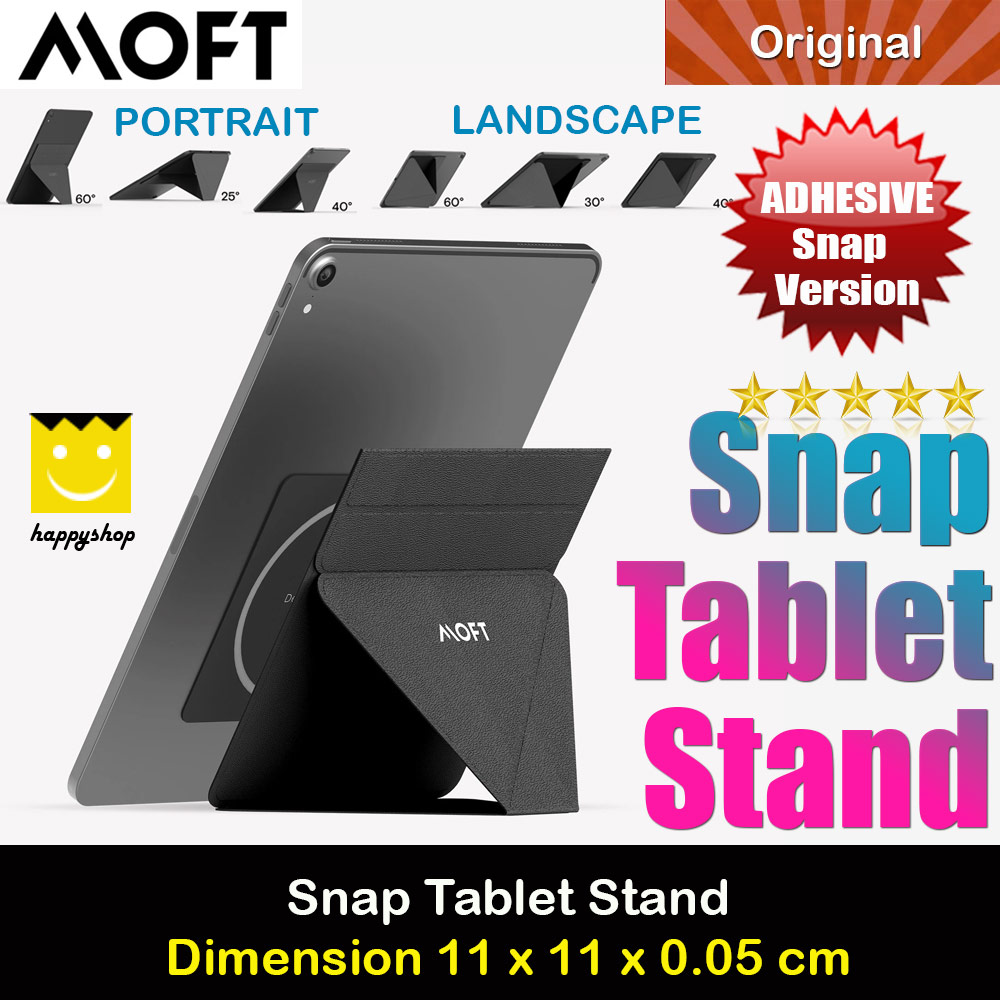 Picture of MOFT Snap Tablet Stand Multi Angle Invisible Tablet Stand for iPad iPad Pro iPad Air Tablet (Jet Black) Apple iPad Air 10.9 2020- Apple iPad Air 10.9 2020 Cases, Apple iPad Air 10.9 2020 Covers, iPad Cases and a wide selection of Apple iPad Air 10.9 2020 Accessories in Malaysia, Sabah, Sarawak and Singapore 