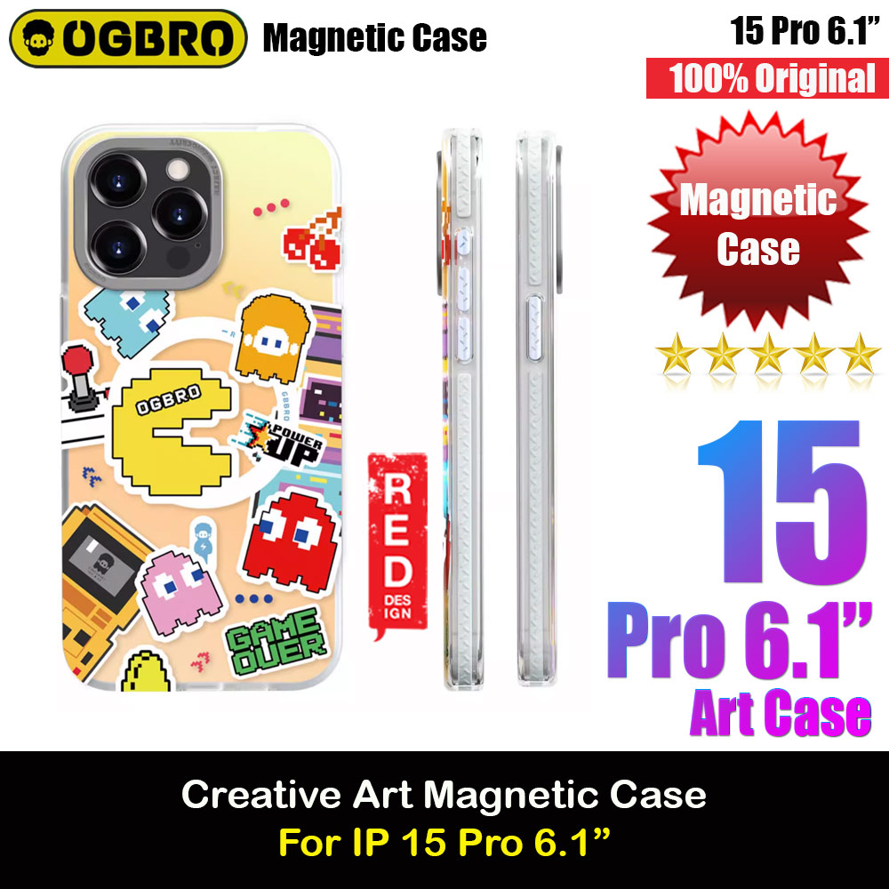 Picture of OGBRO Creative Art Design Magnetic Drop Protection Case with Aluminum Lens Frame Protection for iPhone 15 Pro 6.1 (Gamer Game Over) Apple iPhone 15 Pro 6.1- Apple iPhone 15 Pro 6.1 Cases, Apple iPhone 15 Pro 6.1 Covers, iPad Cases and a wide selection of Apple iPhone 15 Pro 6.1 Accessories in Malaysia, Sabah, Sarawak and Singapore 