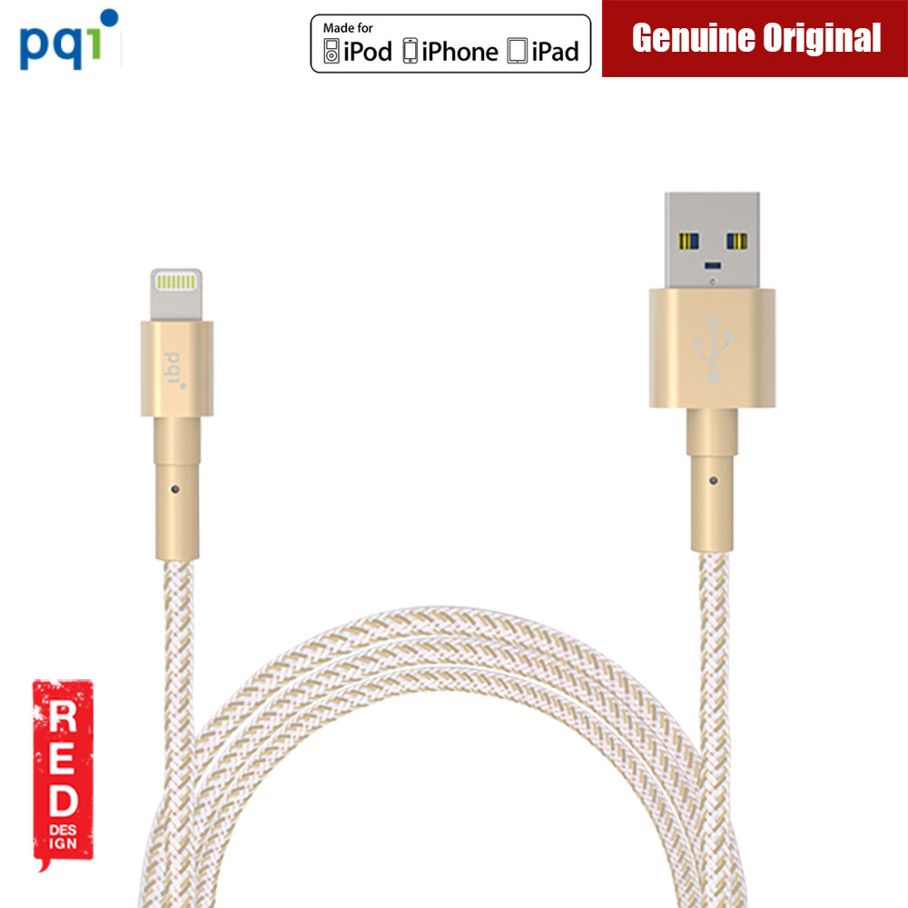 Picture of PQI i-Cable Ultimate Toughness Lightning Cable (Gold)