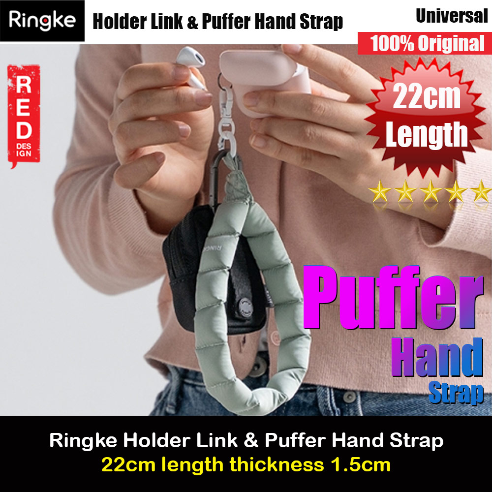 Picture of Ringke Eye Catching Holder Link & Puffer Hand Strap for Phone case (Matcha Green) Red Design- Red Design Cases, Red Design Covers, iPad Cases and a wide selection of Red Design Accessories in Malaysia, Sabah, Sarawak and Singapore 