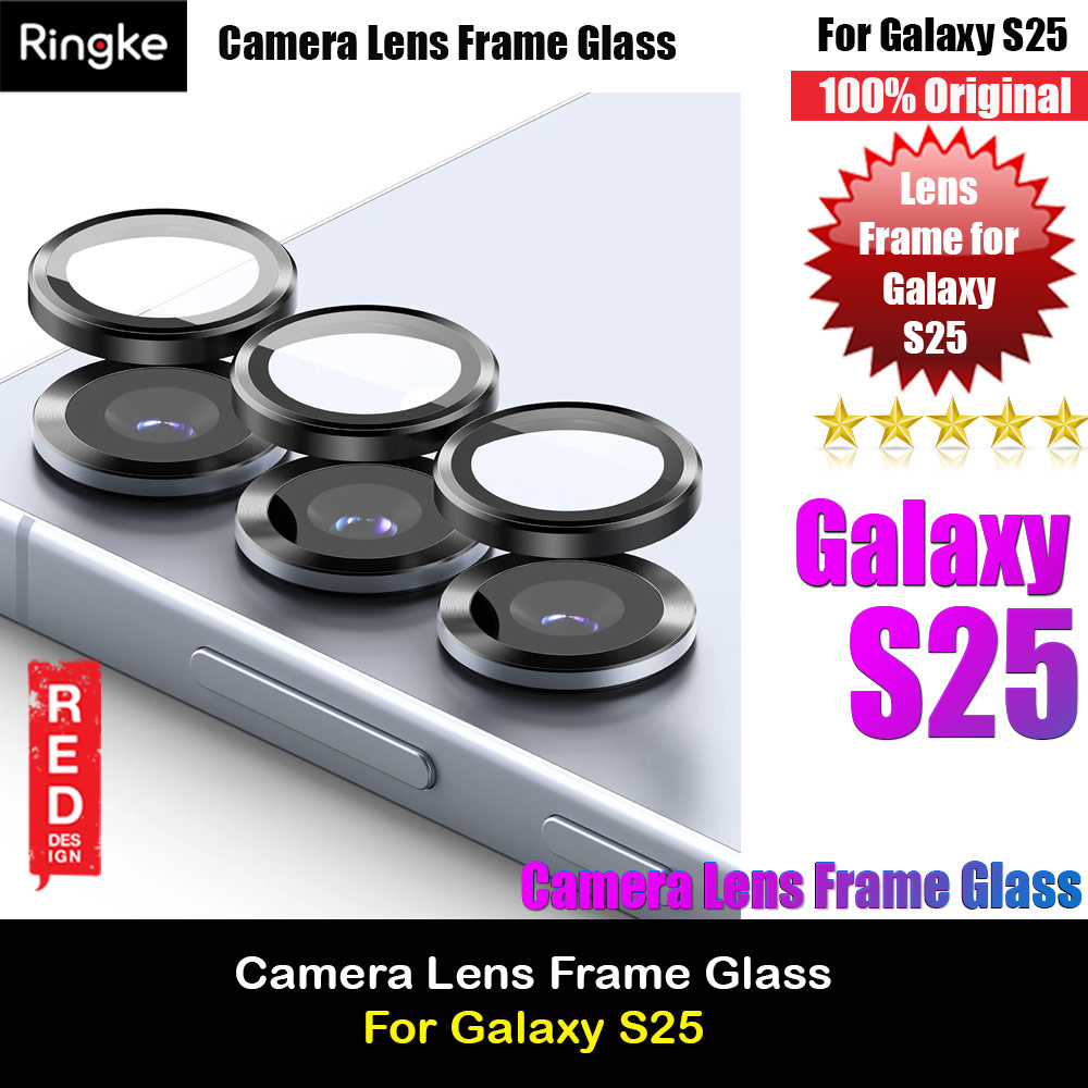 Picture of Ringke Camera Lens Frame Glass Protector with Easy Installation for Samsung Galaxy S25 (Black) Samsung Galaxy S25- Samsung Galaxy S25 Cases, Samsung Galaxy S25 Covers, iPad Cases and a wide selection of Samsung Galaxy S25 Accessories in Malaysia, Sabah, Sarawak and Singapore 