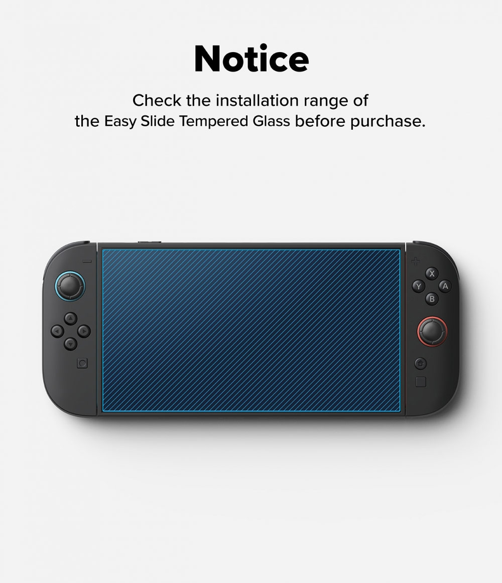 Picture of Samsung Galaxy Z Fold 7  | Ringke Easy Slide Tempered Glass Nintendo Switch 2 (2 Pack)