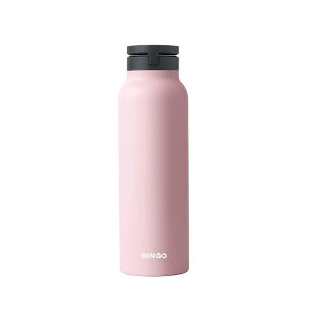 Picture of Ringo Stainless Steel Water Bottle with Magnetic Magsafe Compatible Lid 24oz 700 ml BPA Free (Pink)