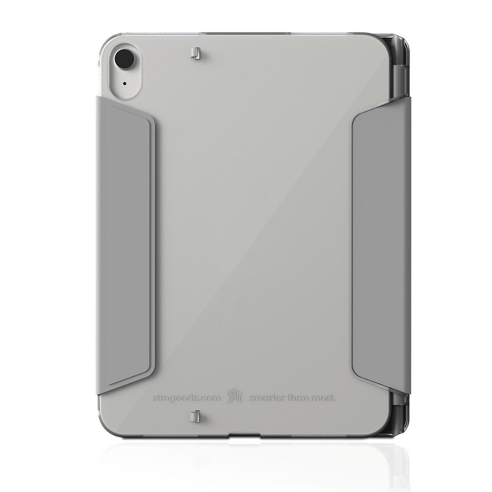 Picture of Apple iPad 10th Gen 10.9\" 2022 Case | STM Studio Protection Flip Stand Case for iPad 10.9 10th Gen (Grey)