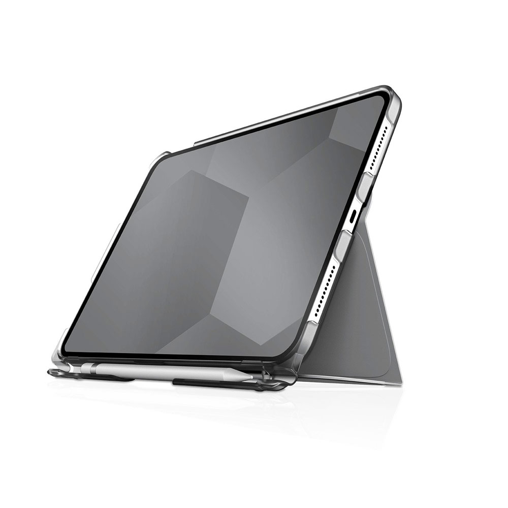 Picture of Apple iPad 10th Gen 10.9\" 2022 Case | STM Studio Protection Flip Stand Case for iPad 10.9 10th Gen (Grey)