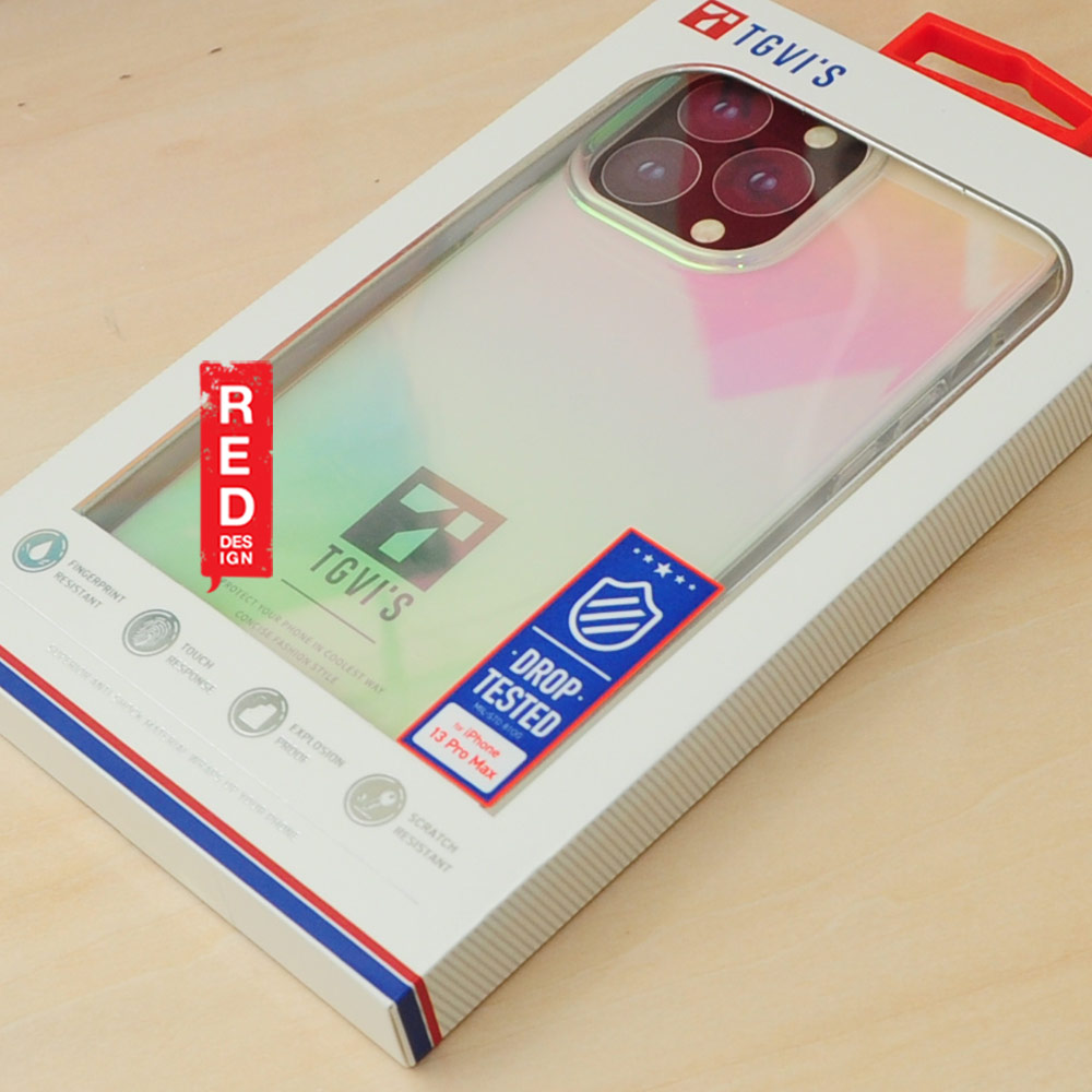 Picture of Apple iPhone 13 Pro 6.1 Case | TGVIS Iridescent Series Protection Case for iPhone 13 Pro 6.1 Case (Rainbow Colorful Iridescent)